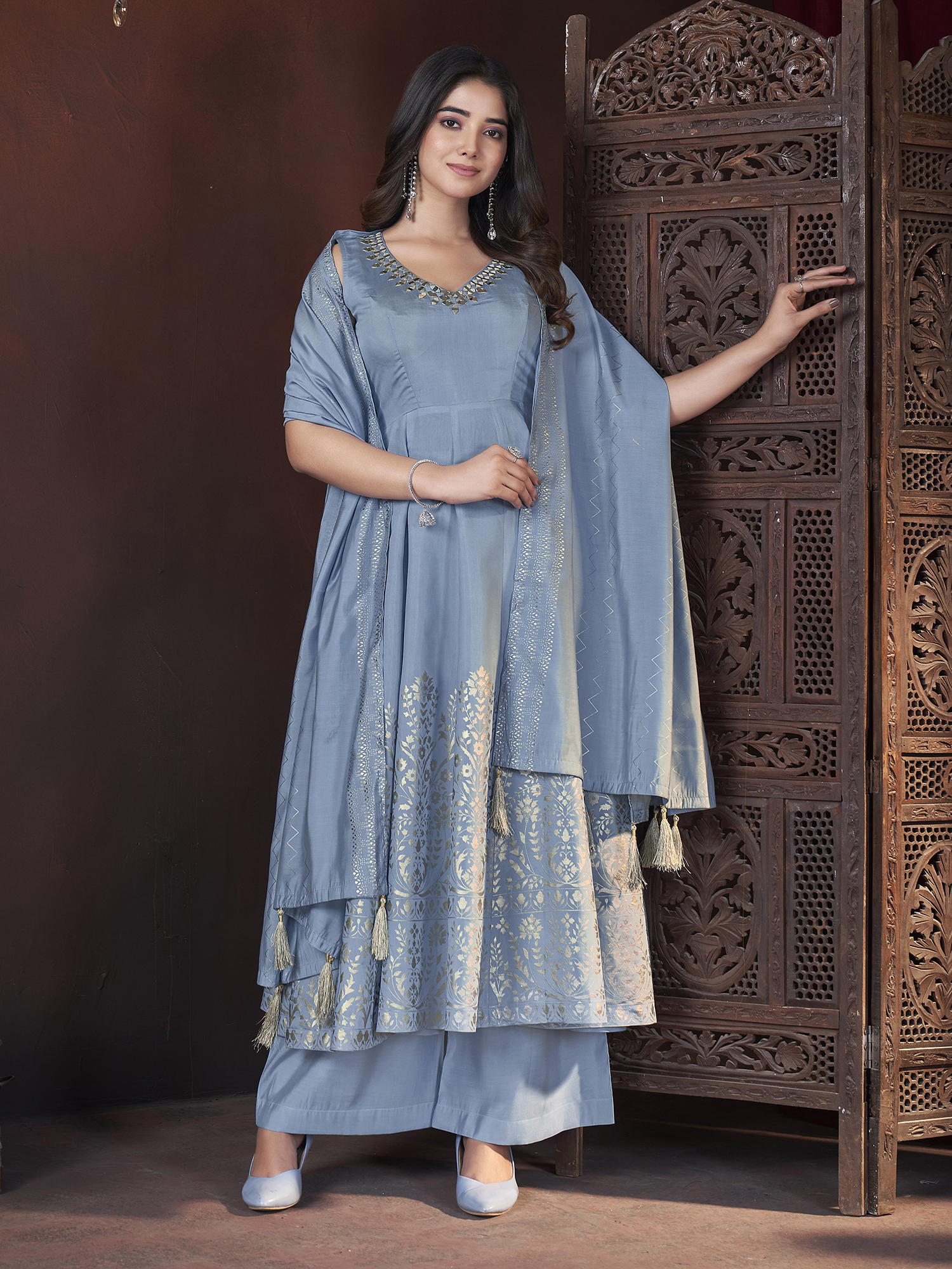 Women Viscose Rayon Kurta Pant